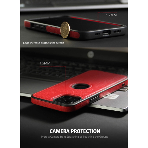 Unique Design Luxury TPU Leather Business Phone Case for iPhone 13 Pro Max Anti-Slip Scratch Resistant Ultra Slim Protective Case