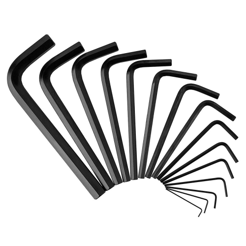 30-Piece L shape Premium Hex Key Allen Wrench Set with Precise and Chamfered Tip - PrimeCables®