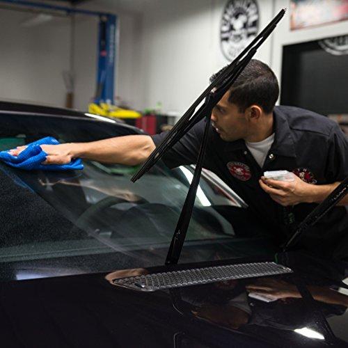 Chemical Guys MIC36303 Workhorse XL Blue Professional Grade Microfiber Towel, Windows - 24 in. x 16 in.