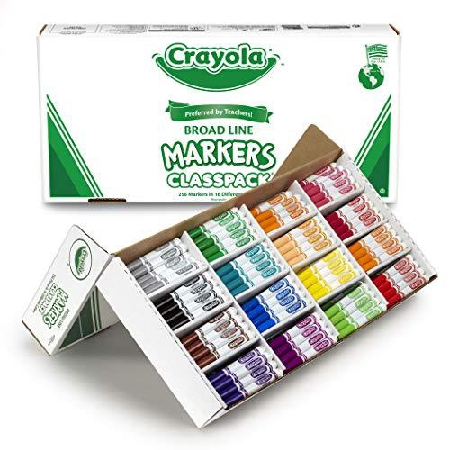 Crayola Markers Broad Line Classpack Assorted Arts & Crafts