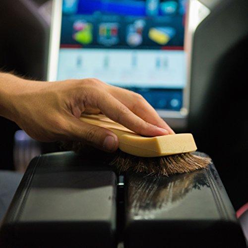 Chemical Guys Acc_S95 Long Bristle Horse Hair Leather Cleaning Brush, , 1 Pack