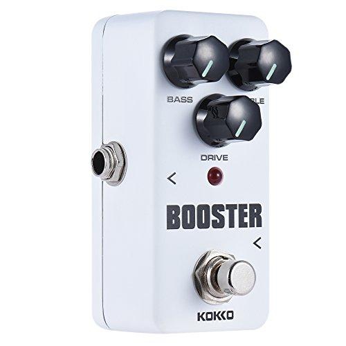 Andoer Booster Pedal, Electric Guitar Pedal Bass Booster Effect Pedal - KOKKO FBS2 Mini Booster Pedal - True Bypass
