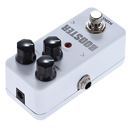Andoer Booster Pedal, Electric Guitar Pedal Bass Booster Effect Pedal - KOKKO FBS2 Mini Booster Pedal - True Bypass