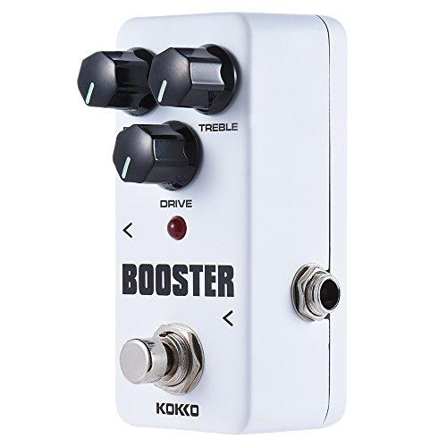 Andoer Booster Pedal, Electric Guitar Pedal Bass Booster Effect Pedal - KOKKO FBS2 Mini Booster Pedal - True Bypass