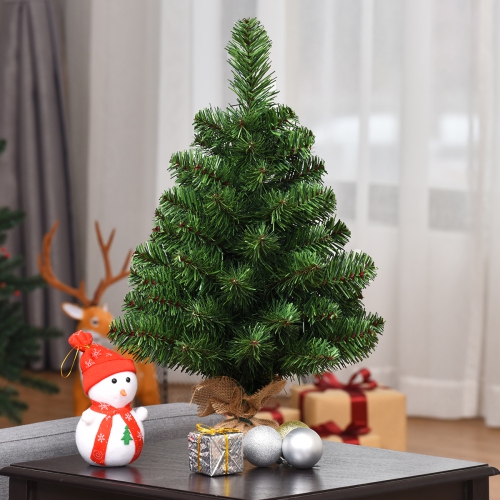TopBuy – petite décoration de Noël artificielle en PVC de 2 pi pour arbre de Noël