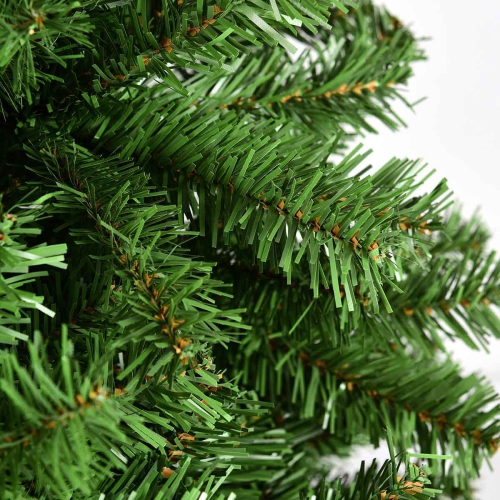 Topbuy 9ft PVC Artificial Christmas Tree 2132 Tips Premium Hinged Tips w/ Solid Metal Stand