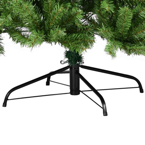 Topbuy 9ft PVC Artificial Christmas Tree 2132 Tips Premium Hinged Tips w/ Solid Metal Stand