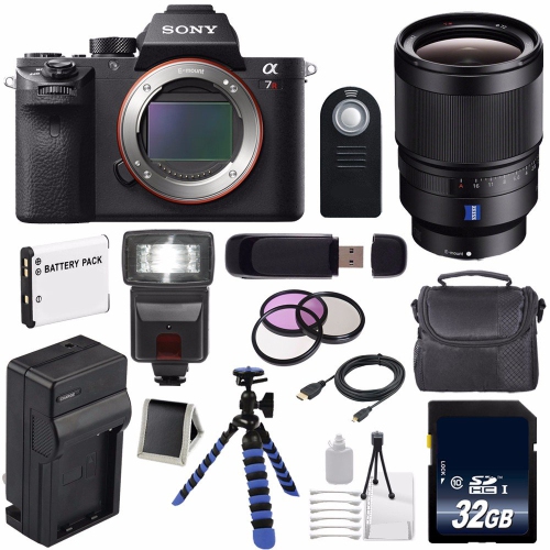 Sony Alpha a7R II Mirrorless Digital Camera (International Model) + Sony Distagon T FE 35mm f/1.4 ZA Lens + 72mm 3 Piece