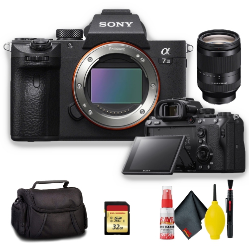 Sony Alpha a7 III Mirrorless Digital Camera with Sony SEL FE 24-240 f/3.5-6.3 OOS Lens - Standard Kit