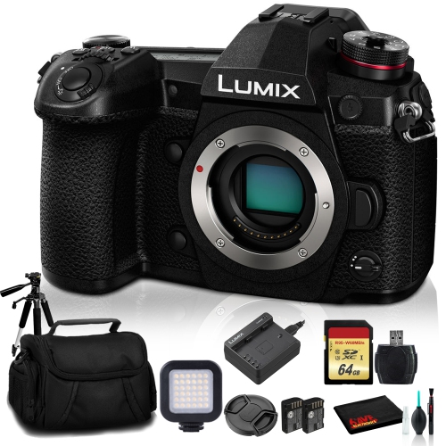 Panasonic Lumix DC-GH5 Mirrorless Digital Camera (Body Only) (DC-GH5KBODY) Starter Bundle