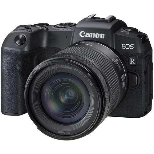 Canon EOS RP Mirrorless Digital Camera with 24-105mm f/4-7.1 Lens + Extra Canon Battery, Creative Filters + EOS Camera Bag + Sandisk Extreme Pro 64GB