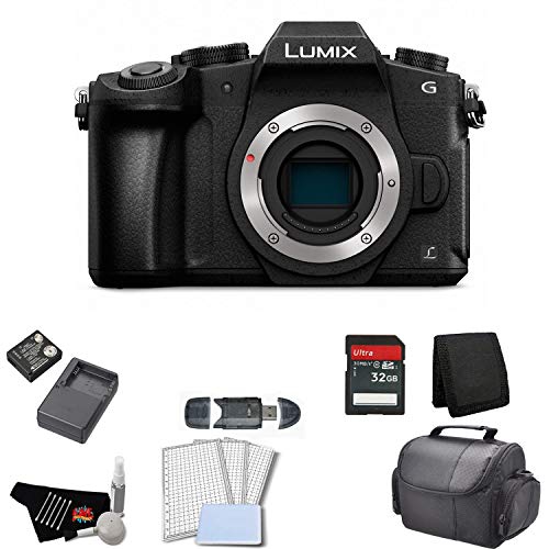 Panasonic Lumix DMC-G85 Mirrorless Micro Four Thirds Digital Camera Bundle with 32GB Memory Card + Replaceme