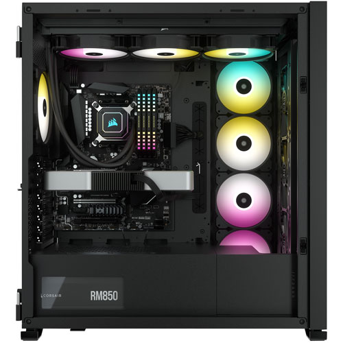 Tour d'ordinateur complète ATX 7000D Airflow de Corsair - Noir