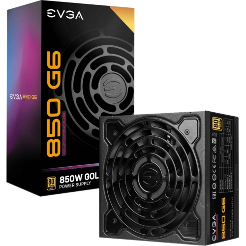 220-G6-0850-X1 - EVGA PS 220-G6-0850-X1 SuperNOVA 850 G6 850W 80+GOLD Fully Modular Retail