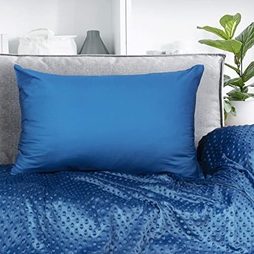 Couverture pondérée adulte Jinamart + couvercle de couette -% 100 coton avec perles de verre | Couverture lourde pour dormir chaud et cool?