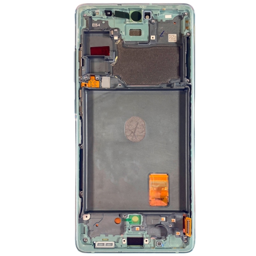 Refurbished - OLED Display Touch Screen Digitizer Assembly + Frame For Samsung Galaxy S20 FE 5G (SM-G781W) - Cloud Mint