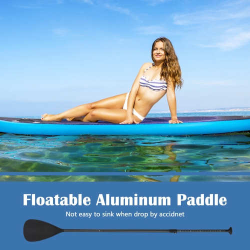 Gymax 11 ft Inflatable Stand-Up Paddle Board Non-Slip Deck Surfboard w/ Hand Pump