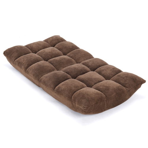 TopBuy – Fauteuil de plancher ajustable à 14 positions, fauteuil de jeu rembourré et inclinable Lazy