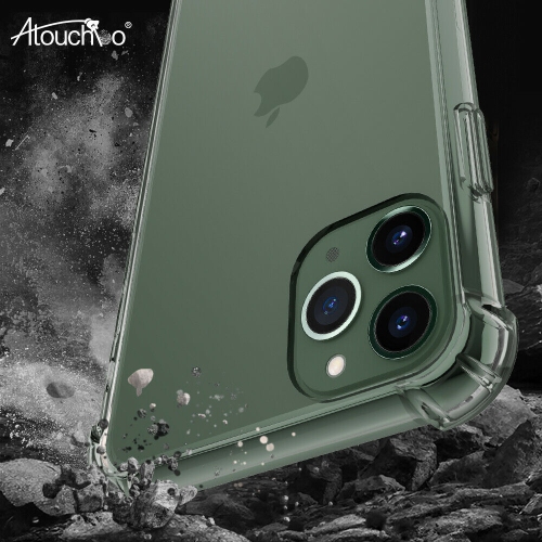 Iphone 13 Pro| Premium Atouchbo Shockproof Hard Back Clear Case | Slim Fit Design