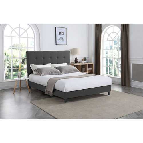 Fernanda Contemporary Platform Bed, Bed Frame Without Box Spring Canada