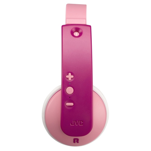 JVC - Wireless Headphones for Children, Bluetooth 5.0, Safe Volume Limiter, Pink
