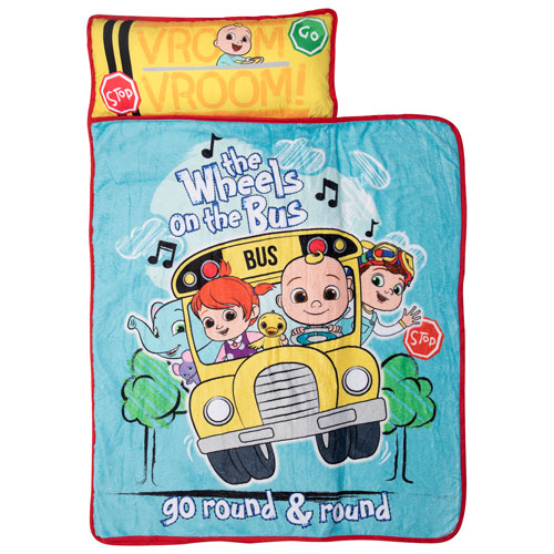 pillow with blanket attached