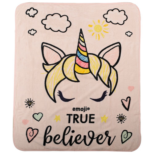 Emojination "True Believer" Fleece Plush Blanket