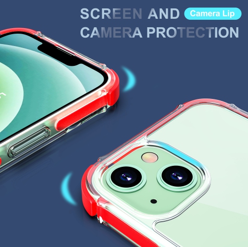 Juvenileway™ Tri Series is Rigid Protection accompanied with Contemporary Design for Apple iPhone 13 Red