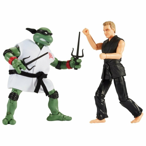 Teenage Mutant Ninja Turtles vs Cobra Kai 6 Inch Action Figure 2-Pack - Raphael vs John Kreese