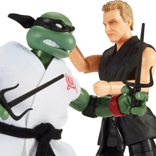 Teenage Mutant Ninja Turtles vs Cobra Kai 6 Inch Action Figure 2-Pack - Raphael vs John Kreese