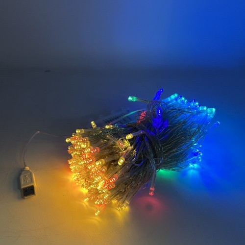 98 pieds LED String Lights Holiday Twinkle Lumières décoratives avec 8 modes de clignotement Télécommande