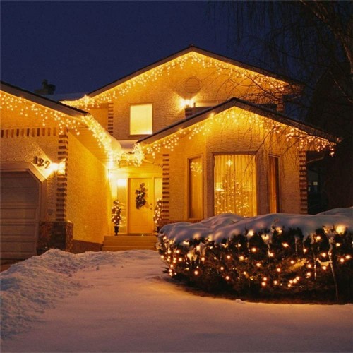 98 pieds LED String Lights Holiday Twinkle Lumières décoratives avec 8 modes de clignotement Télécommande