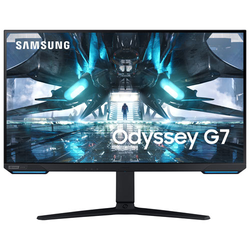 Samsung Odyssey G7 28" 4K UHD 144Hz 1ms IPS LCD FreeSync Gaming Monitor - Black