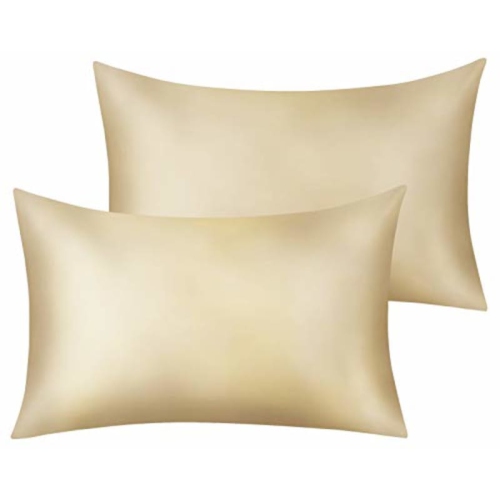 JINAMART Silky Satin Pillowcase - Ultra-Soft Satin Pillow Cases for Hair and Skin | Hypoallergenic Pillows Case with Hidden Zipper Closure,