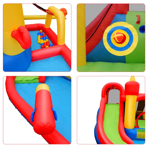 Topbuy Inflatable Water Slide Jumping Bounce House for Kids
