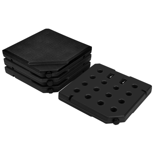 Topbuy Square Cantilever Offset Umbrella Weights Base Water/Sand Filled