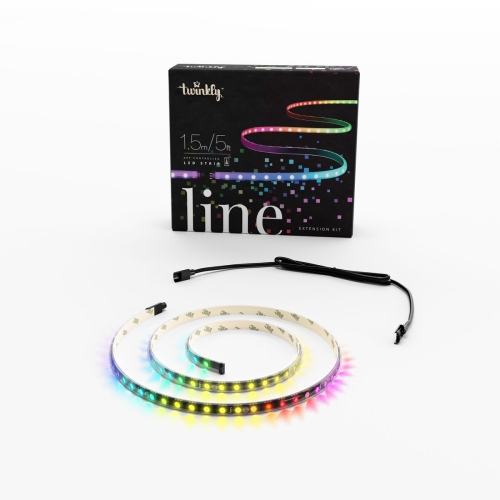 Twinkly Line – Adhesive + Magnetic LED Light Strip, 5 ft / 1.5 m, 16 Million Colors