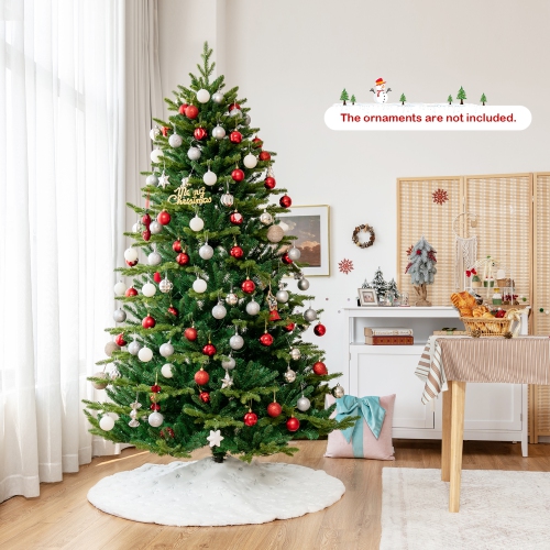 Gymax 7 FT Pre-lit Artificial Christmas Tree w/ APP Control & 15 Lighting Modes