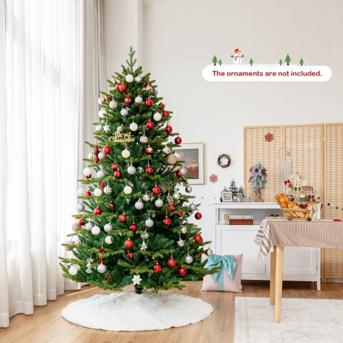 Gymax 6 FT Pre-lit Artificial Christmas Tree w/ APP Control & 15 Lighting Modes