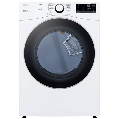 LG 7.4 Cu. Ft. Electric Dryer - White - Open Box - Perfect Condition