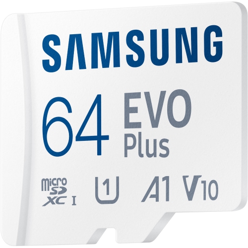 Samsung EVO Plus 64GB microSDXC 130MB/s Micro SD Memory Card with Adapter