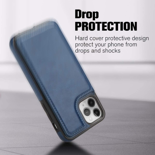 Merlin Leather Flip Wallet Case Card Holder Phone Back Cover for iPhone 13 Pro - Free Shipping