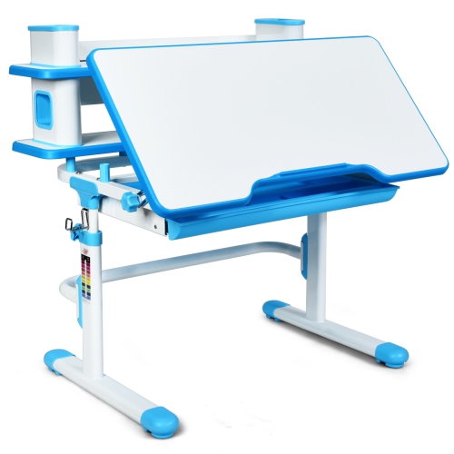 TopBuy – Ensemble de chaises de bureau à hauteur réglable pour enfants, bleu