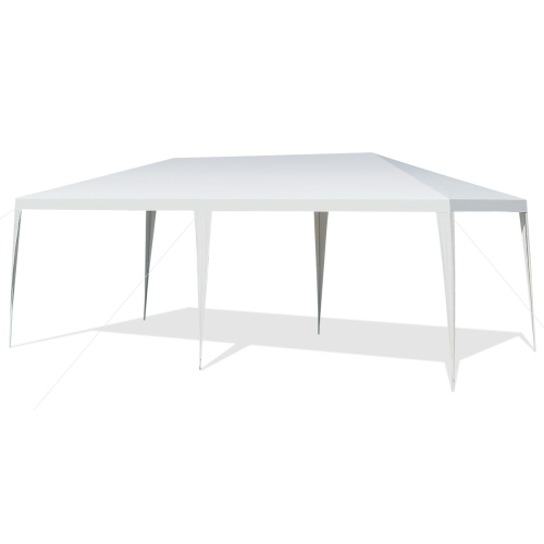 Topbuy 10'x20' Outdoor White Wedding Party Event Tent Gazebo Canopy Pavilion