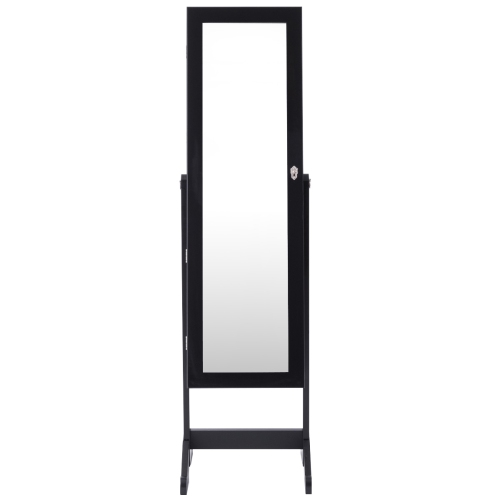 Armoire à bijoux miroir pour armoire à bijoux TopBuy Boîte de rangement à bijoux avec tiroirs, noir