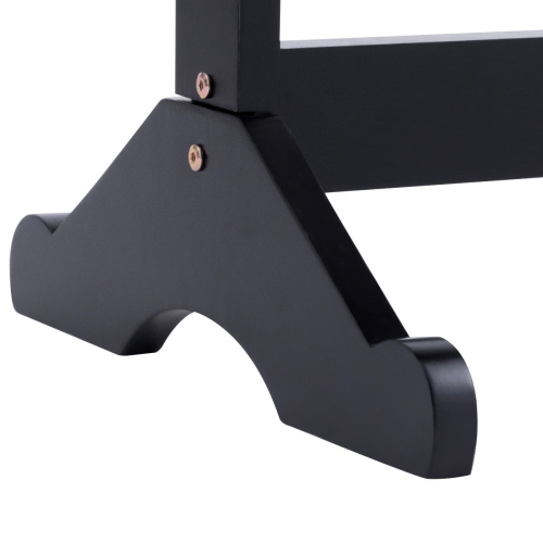 Armoire à bijoux miroir pour armoire à bijoux TopBuy Boîte de rangement à bijoux avec tiroirs, noir