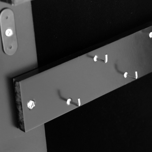 Topbuy LED Mirrored Jewelry Cabinet Armoire Free Standing Dressing Organizer