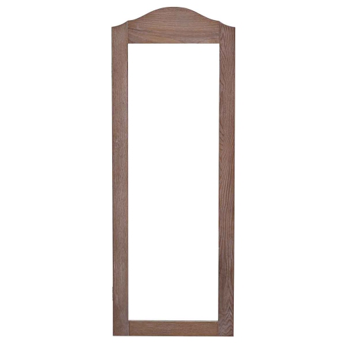 Topbuy Jewelry Cabinet Mirrored Armoire Storage Organizer Wall Hanging Walnut