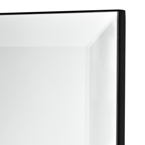 Topbuy 24" X 36" Beveled Silver Mirror Frameless Rectangle Mirror Wall Mounted Bathroom Mirror