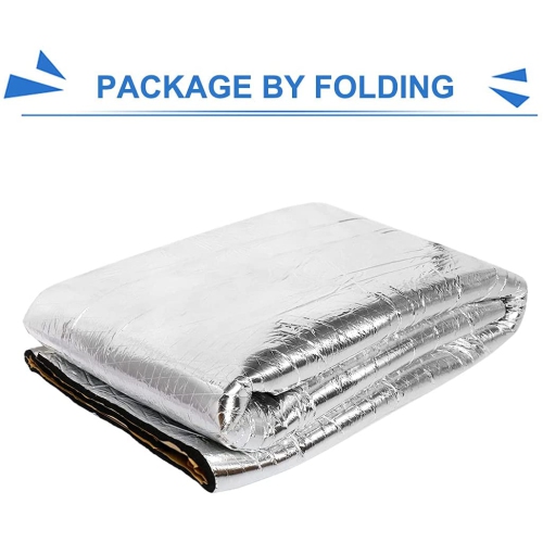 394mil 21.53sqft Heat Shield Sound Deadener Noise Thermal Insulation Dampening Sound Deadening Mat Audio Noise Insulation Material 78x 40 Inches